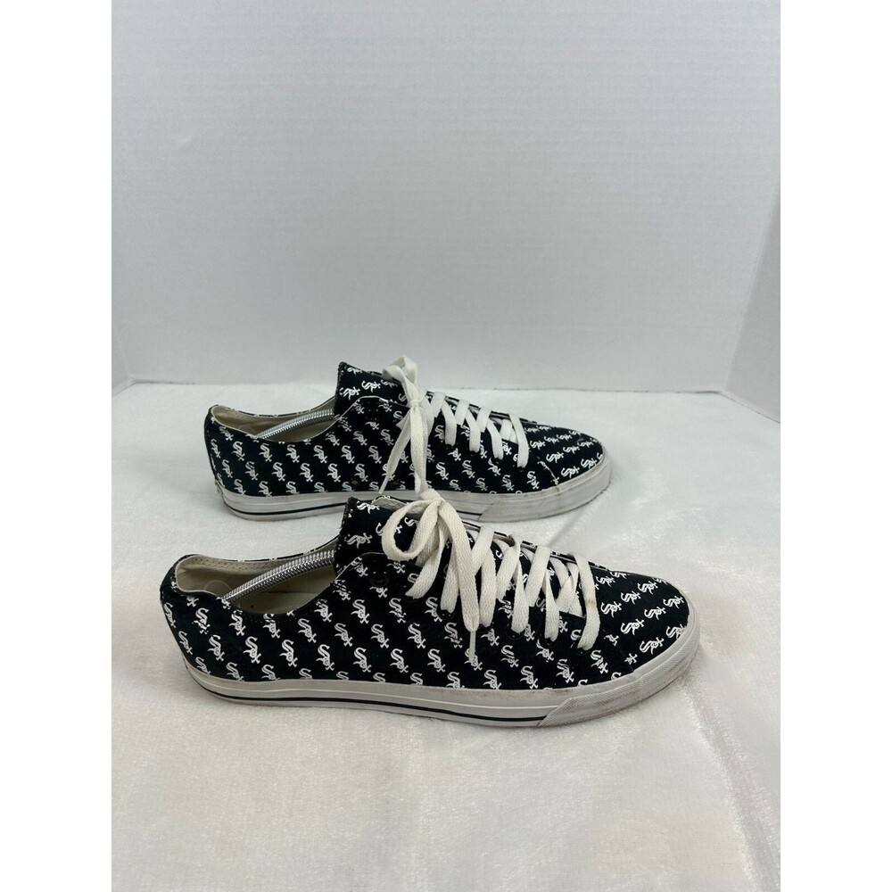 Unisex Row One MLB Chicago White Sox Victory Low Top Shoes, Black  13 men 14.5W
